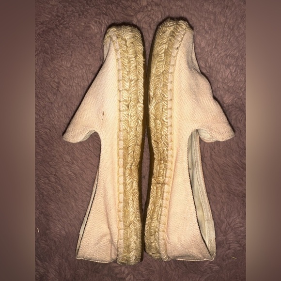 Soludos Women's cream Espadrilles flats 7.5 summer vacation beach - Picture 8 of 13